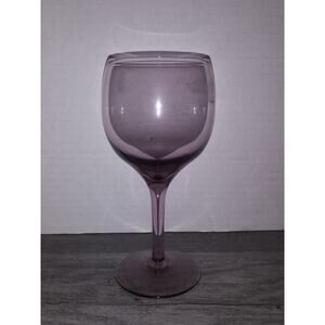 6" Vintage Amethyst Wine Glass